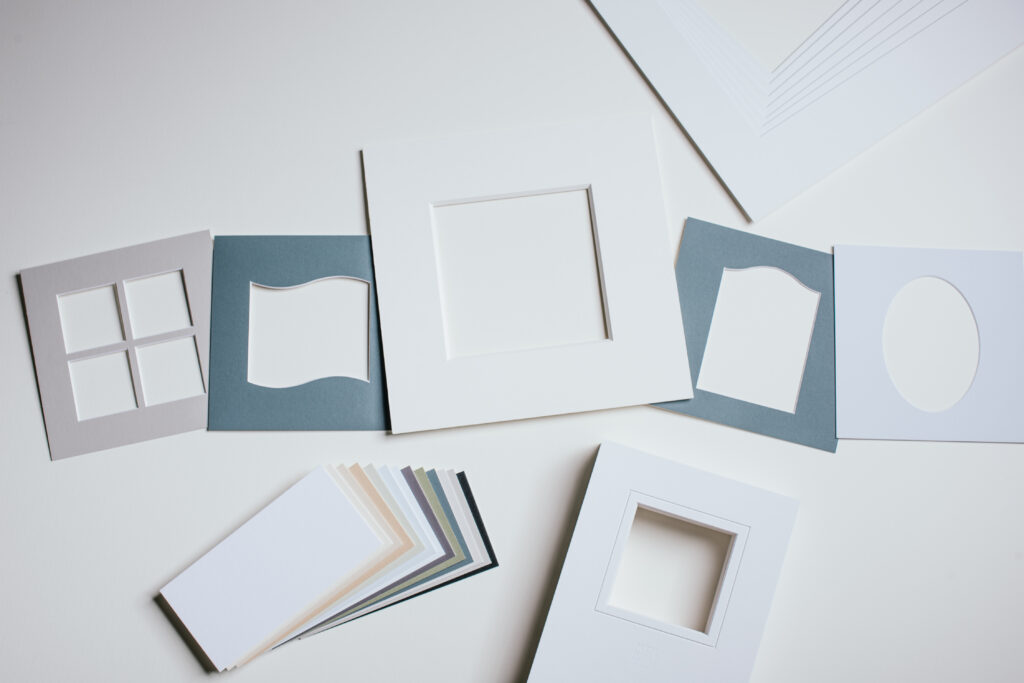 verschiedene Passepartouts, mehrfach und Sonderausschnitte